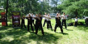 Wing Tsun Kung Fu - pokaz w Komisariacie Rzecznym