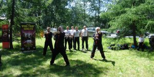 Wing Tsun Kung Fu - pokaz w Komisariacie Rzecznym