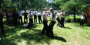 Wing Tsun Kung Fu - pokaz w Komisariacie Rzecznym