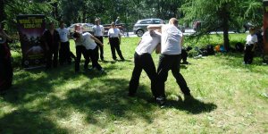 Wing Tsun Kung Fu - pokaz w Komisariacie Rzecznym