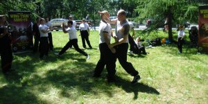 Wing Tsun Kung Fu - pokaz w Komisariacie Rzecznym