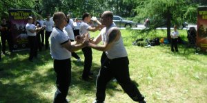 Wing Tsun Kung Fu - pokaz w Komisariacie Rzecznym