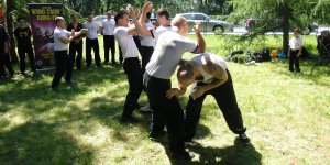 Wing Tsun Kung Fu - pokaz w Komisariacie Rzecznym
