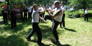 Wing Tsun Kung Fu - pokaz w Komisariacie Rzecznym