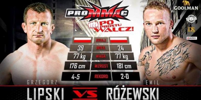 Lipski vs Różewski - plakat wydarzenia