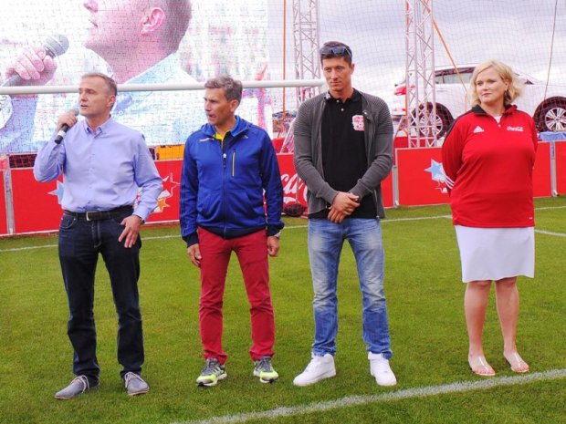 Goście specjalni Turnieju - Robert Korzeniowski i Robert Lewandowski