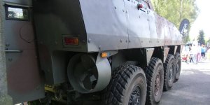 Rosomak w Komisariacie Rzecznym z okazji Dnia Dziecka