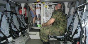 Rosomak w Komisariacie Rzecznym z okazji Dnia Dziecka