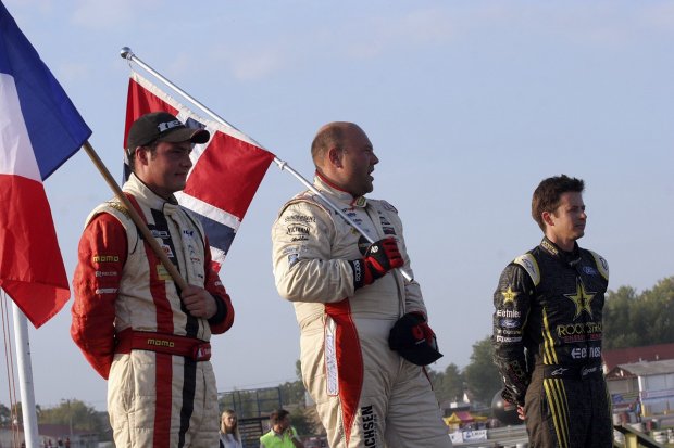 Mistrzostwa Europy 2011 w Słomczynie - Mistrzostwa Europy 2011 w Słomczynie. Tanner Foust pierwszy z prawej.