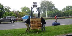 Wojciech Kaczmarek i jego balon