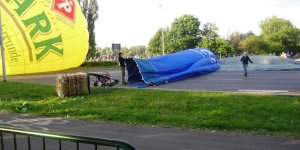 Wojciech Kaczmarek i jego balon