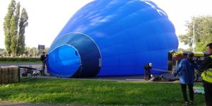Wojciech Kaczmarek i jego balon