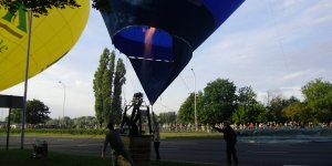 Wojciech Kaczmarek i jego balon