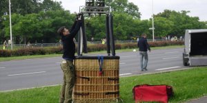 Wojciech Kaczmarek i jego balon