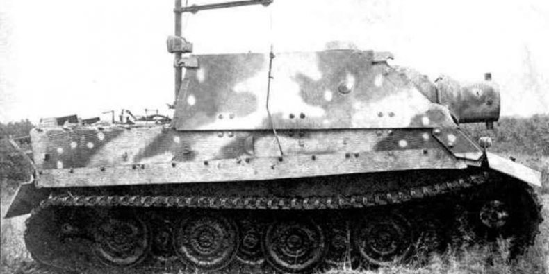 Moździerz rakietowy RW 61 kal. 380 mm na podwoziu czołgu Tiger