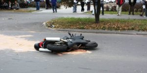 Wypadek motocyklisty
