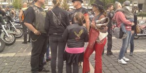 Harleyowcy na Pl. Teatralnym