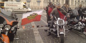 Harleyowcy na Pl. Teatralnym