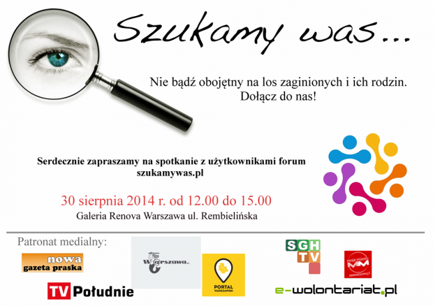 Szukamy Was - plakat