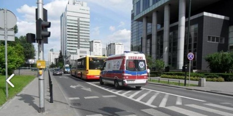 Wypadek w atobusie