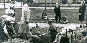 Budowa umocnień polowych w Warszawie