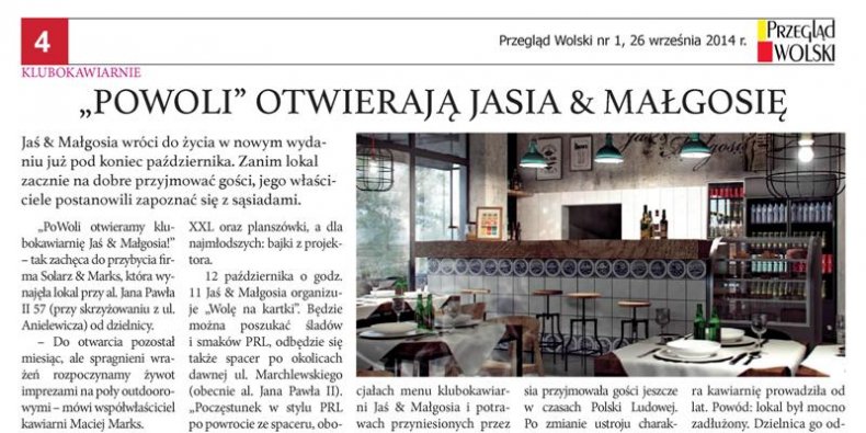 Przegląd Wolski - jedna ze stron