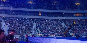 Drugi dzień Halowego Pucharu Świata w Windsurfingu na Stadionie Narodowym w Warszawie na Stadionie Narodowym w Warszawie
