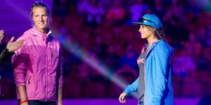 Drugi dzień Halowego Pucharu Świata w Windsurfingu na Stadionie Narodowym w Warszawie na Stadionie Narodowym w Warszawie