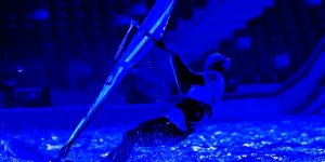 Drugi dzień Halowego Pucharu Świata w Windsurfingu na Stadionie Narodowym w Warszawie na Stadionie Narodowym w Warszawie