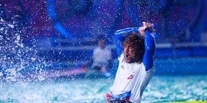 Drugi dzień Halowego Pucharu Świata w Windsurfingu na Stadionie Narodowym w Warszawie na Stadionie Narodowym w Warszawie