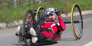 Maraton Handbike 2014 wokół Stadionu Narodowego.