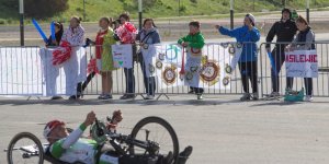 Maraton Handbike 2014 wokół Stadionu Narodowego.