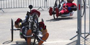 Maraton Handbike 2014 wokół Stadionu Narodowego.