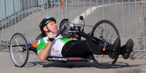 Maraton Handbike 2014 wokół Stadionu Narodowego.