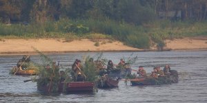 Przeprawa na pomoc Powstańczej Warszawie - rekonstrukcja we wrześniu 2014 r.