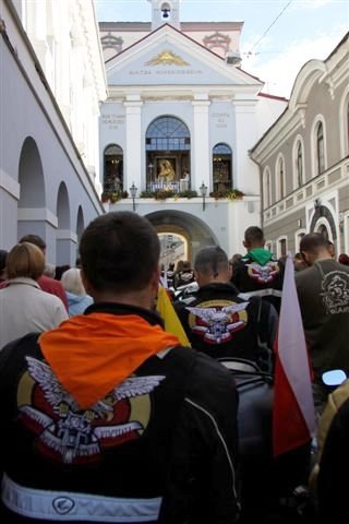 Rajd Katyński  - Ostra Brama w Wilnie