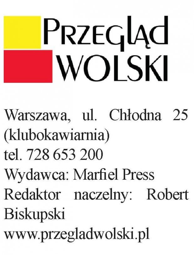 Stopka redakcyjna Przeglądu Wolskiego