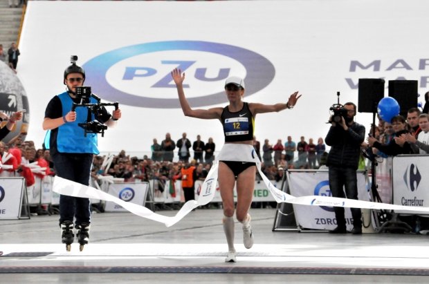 Svitlana Stanko - zwyciężyła w 36. PZU Maratonie Warszawskim