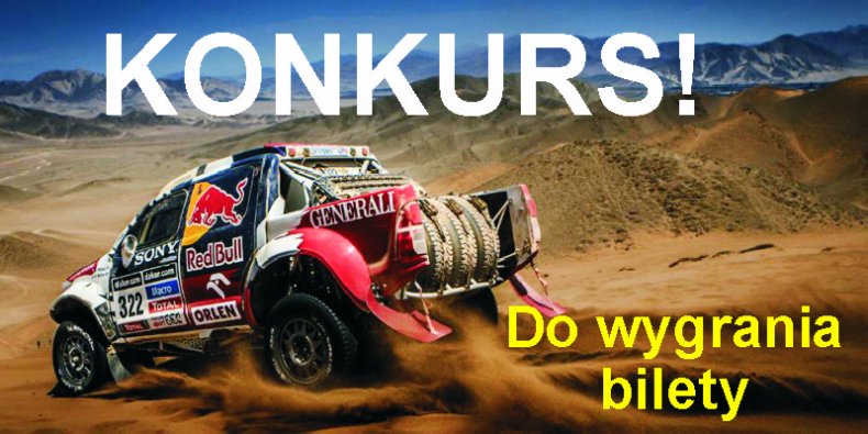 Konkurs - Dakar w Warszawie