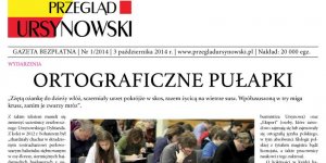 Przegląd Ursynowski - kawałek pierwszej strony