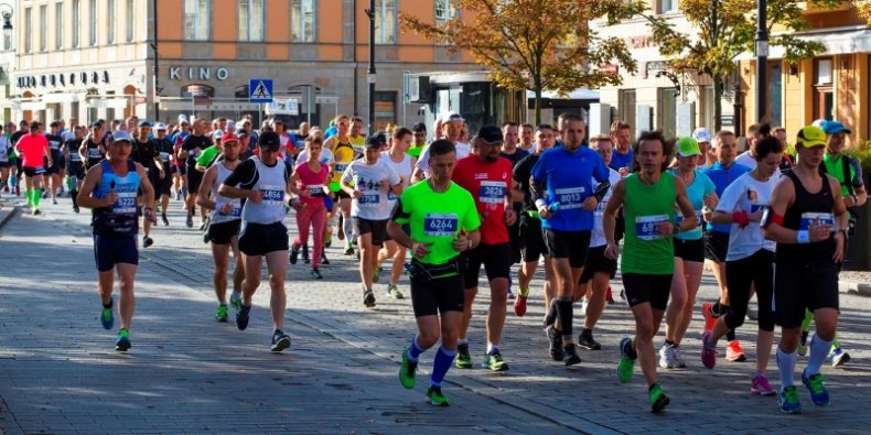 Maraton Warszawski - na Krakowskim Przedmieściu