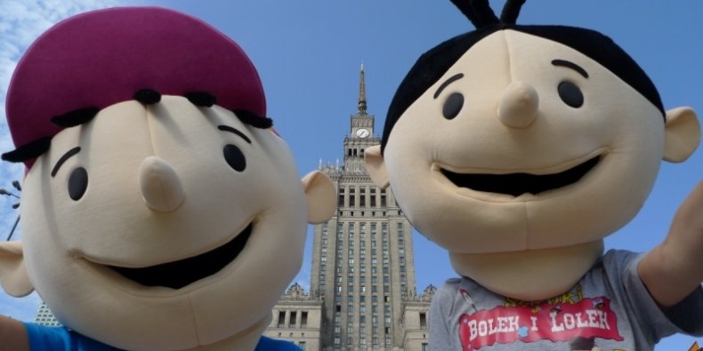 Bolek i lolek przed PKiN