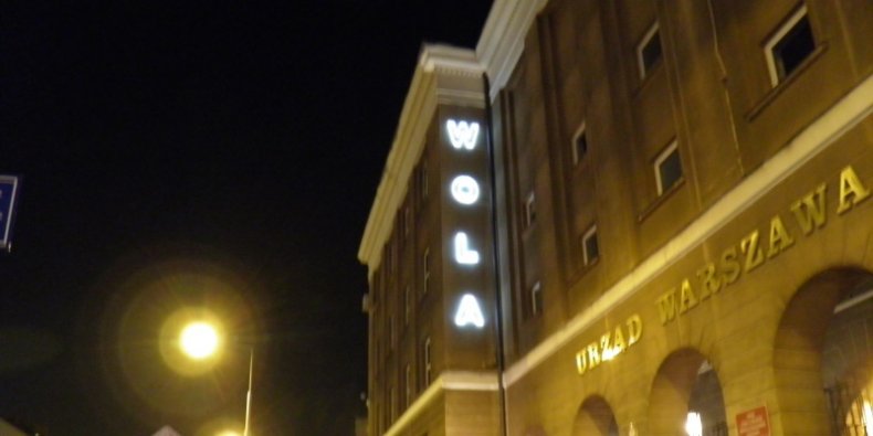 Wola - neon powstańczy