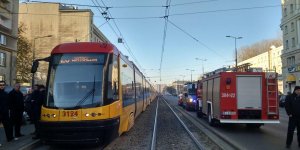 Wykolejenie tramwajów przy kinie Femina