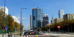 Skrzyżowanie ul. Żelaznej i ul. Prostej