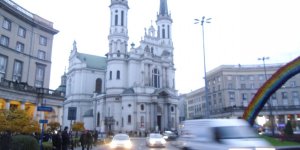 Ochrona Tęczy - na Pl. Zbawiciela