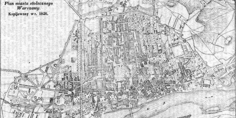 Plan Warszawy z 1826 r.