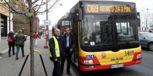 Komuinikacja cmentarna - Wszystkich Świętych w 2014 r. Linia C69
