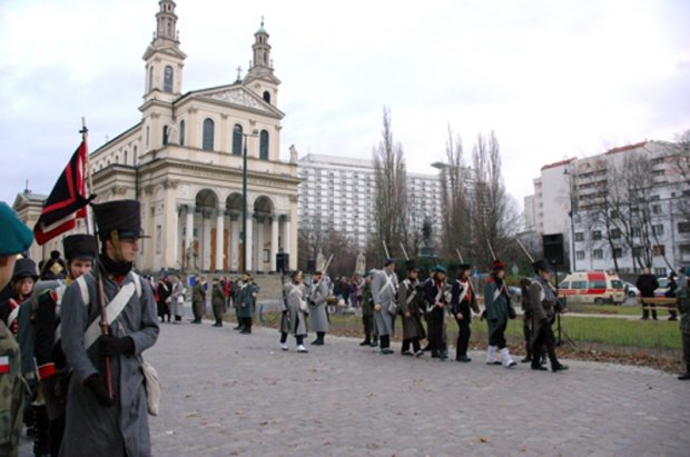 Na Chłodnej - Inscenizacja obchodów rocznicy Powstania Listopadowego