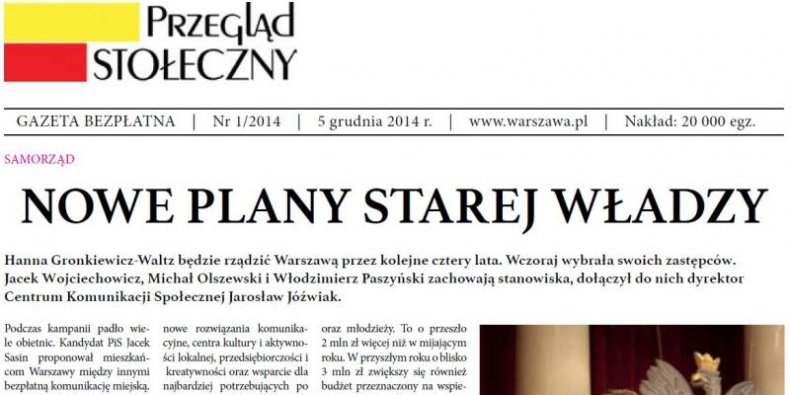 Przegląd Stołeczny 1 strona